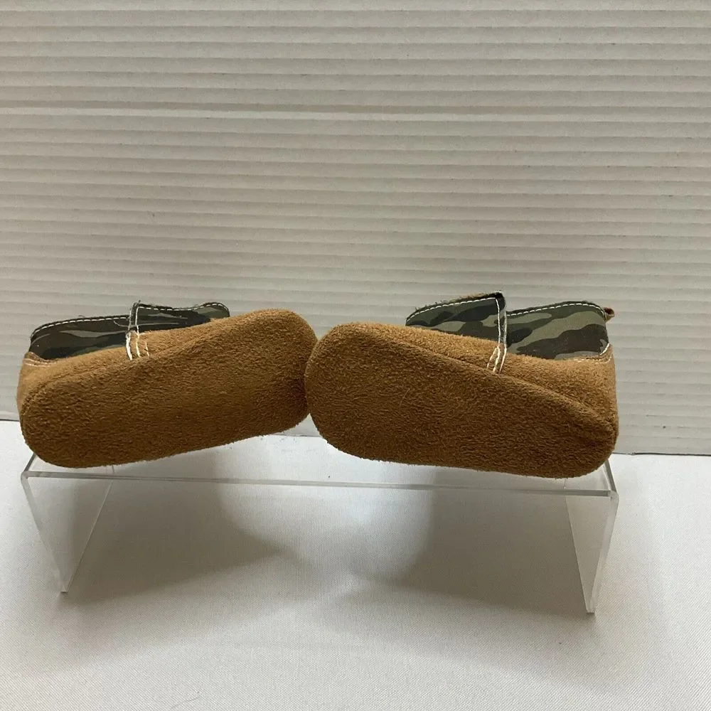 Raising Star Baby Camo Cowboy Boots Hook & Loop Closure‎ 6-9M
